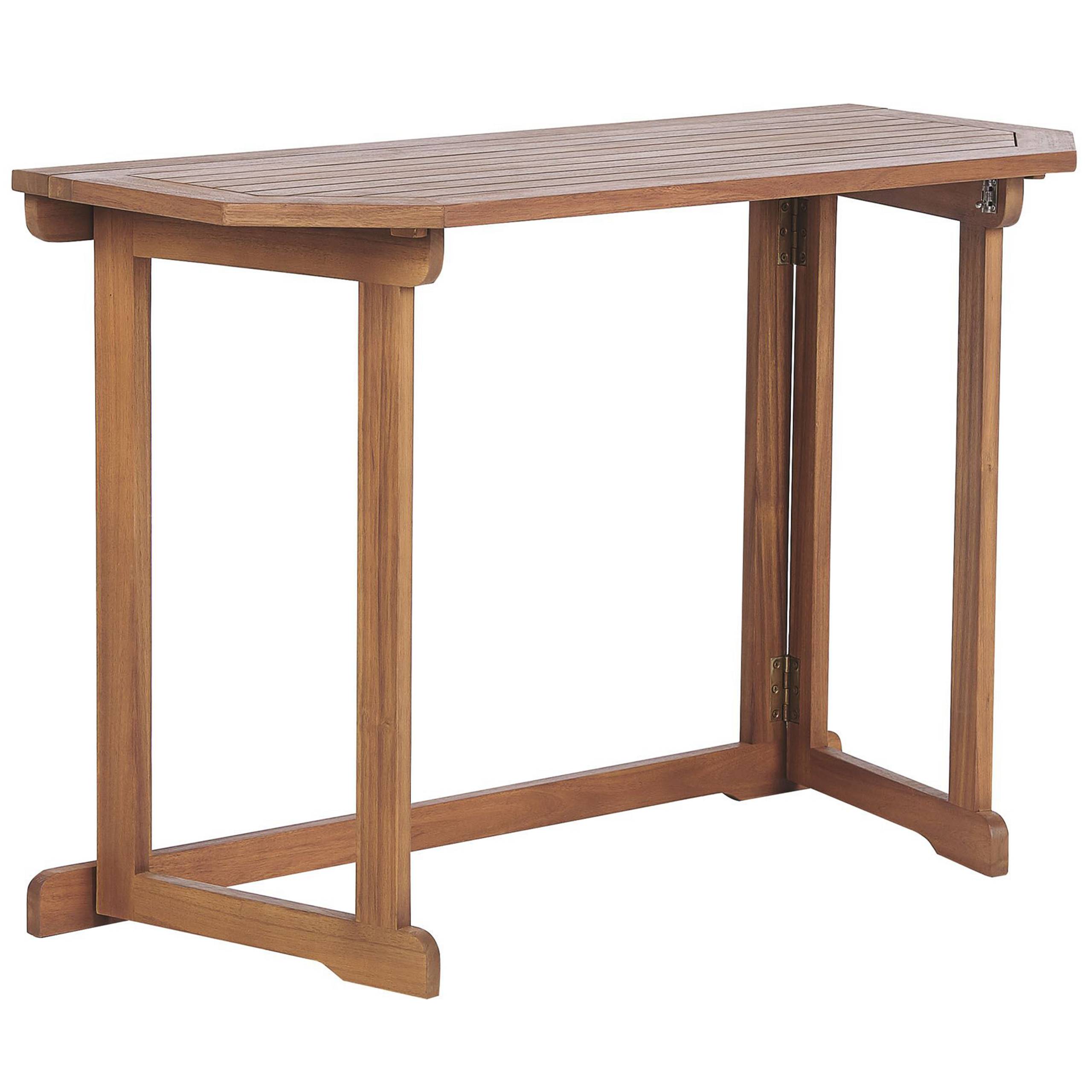 Beliani - Set de bistrot, 4 Personnes Acacia Marron TREIA - 160x100x92- Beliani - Image 9