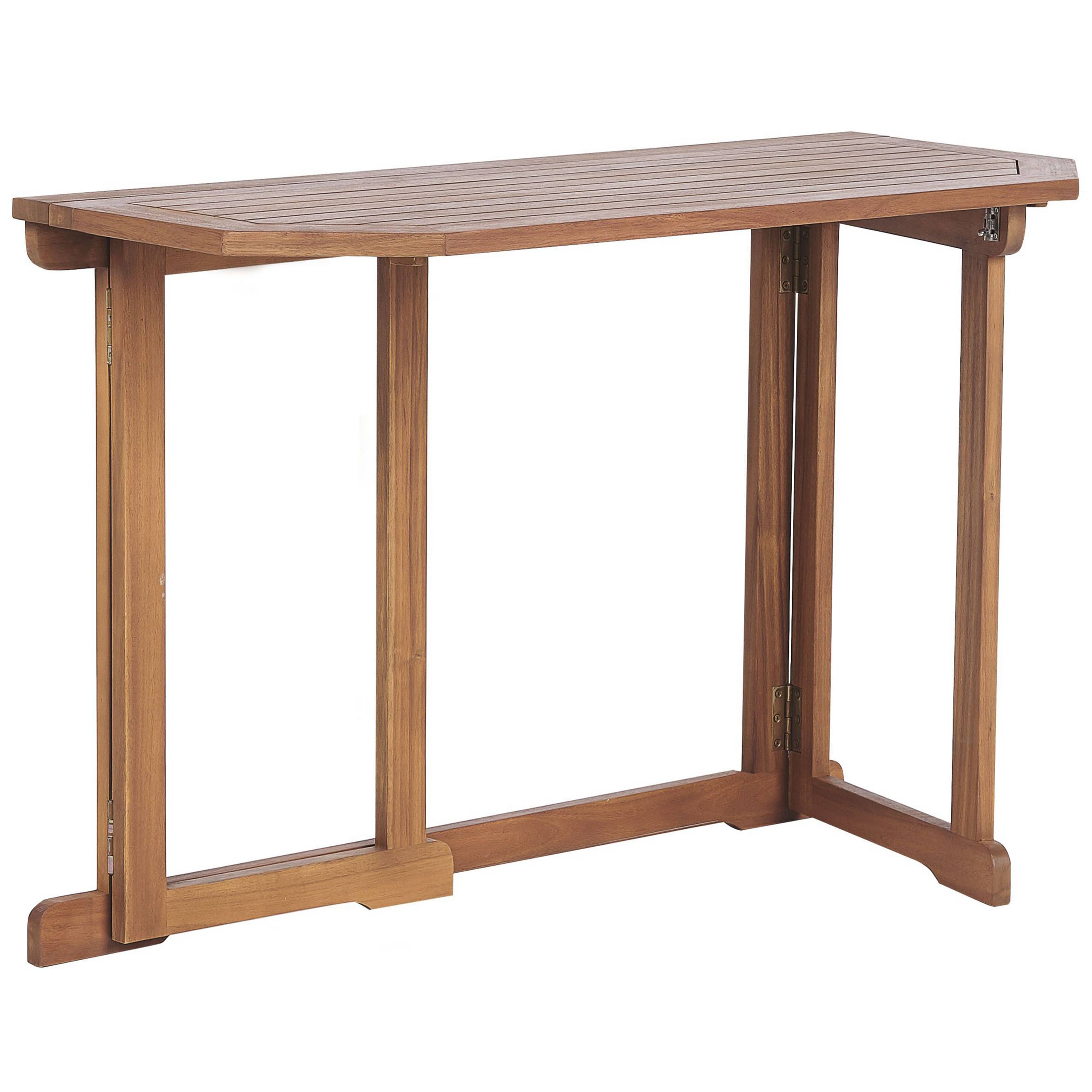Beliani - Set de bistrot, 4 Personnes Acacia Marron TREIA - 160x100x92- Beliani - Image 10
