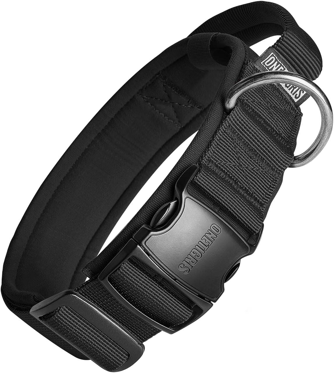 Collier OneTigris K9 - boucle métal + emballage réutilisable - Image 1
