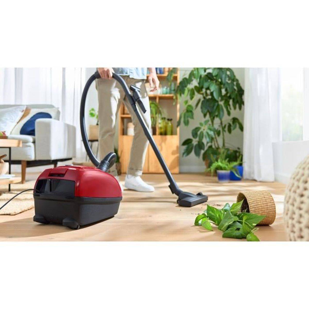 Bosch - Aspirateur avec sac Bosch Series 4 BGB38RD2 HEPA 600 W, portée 10 m, sac 4 L - BOSCH - Image 3