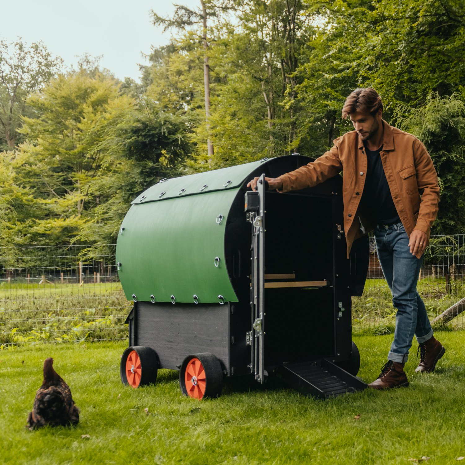 Nestera - Poulailler Nestera The Wagon 8 poules- Plastique recyclé - garanti 25 ans - Image 3