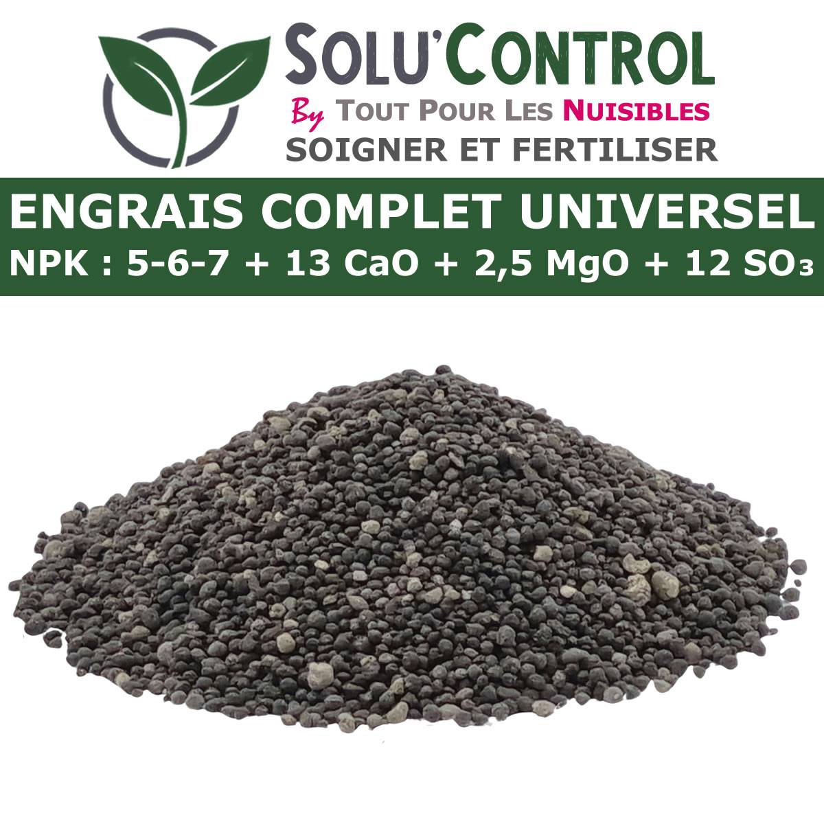 SOLU’CONTROL - 1,5 k d'ENGRAIS COMPLET universel et équilibré - UAB - Utilisable en Agriculture Biologique - Image 5