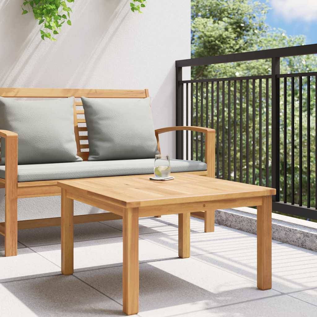 Table basse bois de teck massif marron 60 x 60 x 36 cm - PANGIVO - Image 4