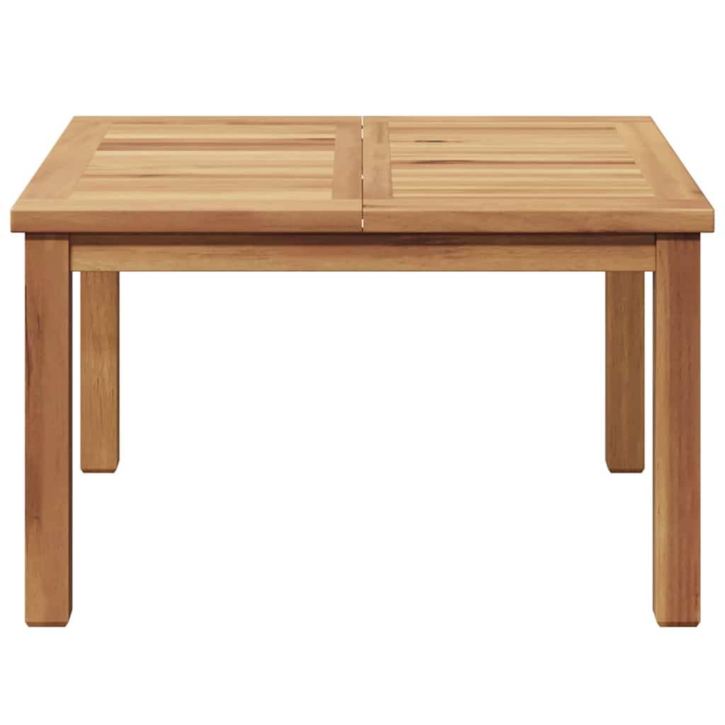 Table basse bois de teck massif marron 60 x 60 x 36 cm - PANGIVO - Image 5