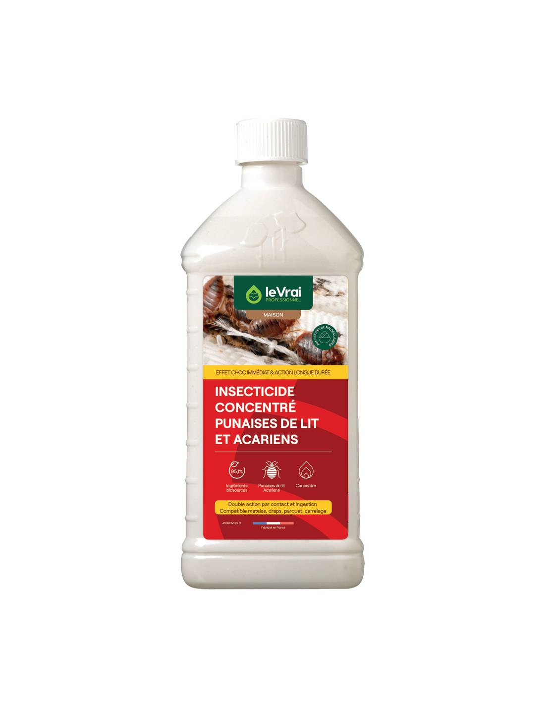 Le Vrai Professionnel - Insecticide Concentré Punaises De Lit Et Acariens 1l Tp18 - Le Vrai