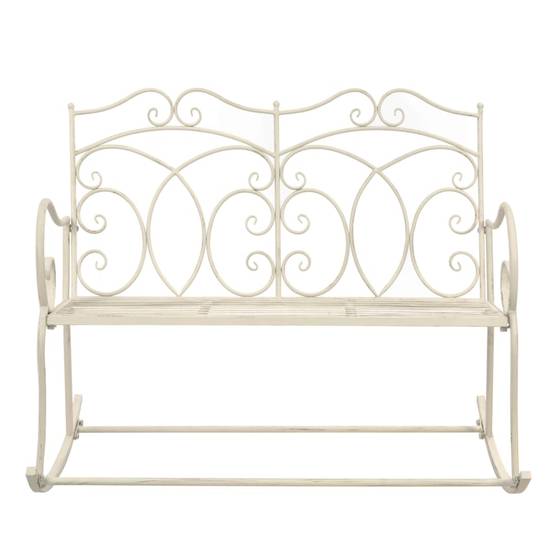 Prolenta Premium - Banc de jardin Blanc 83 X 104 cm - Prolenta Premium - Image 2