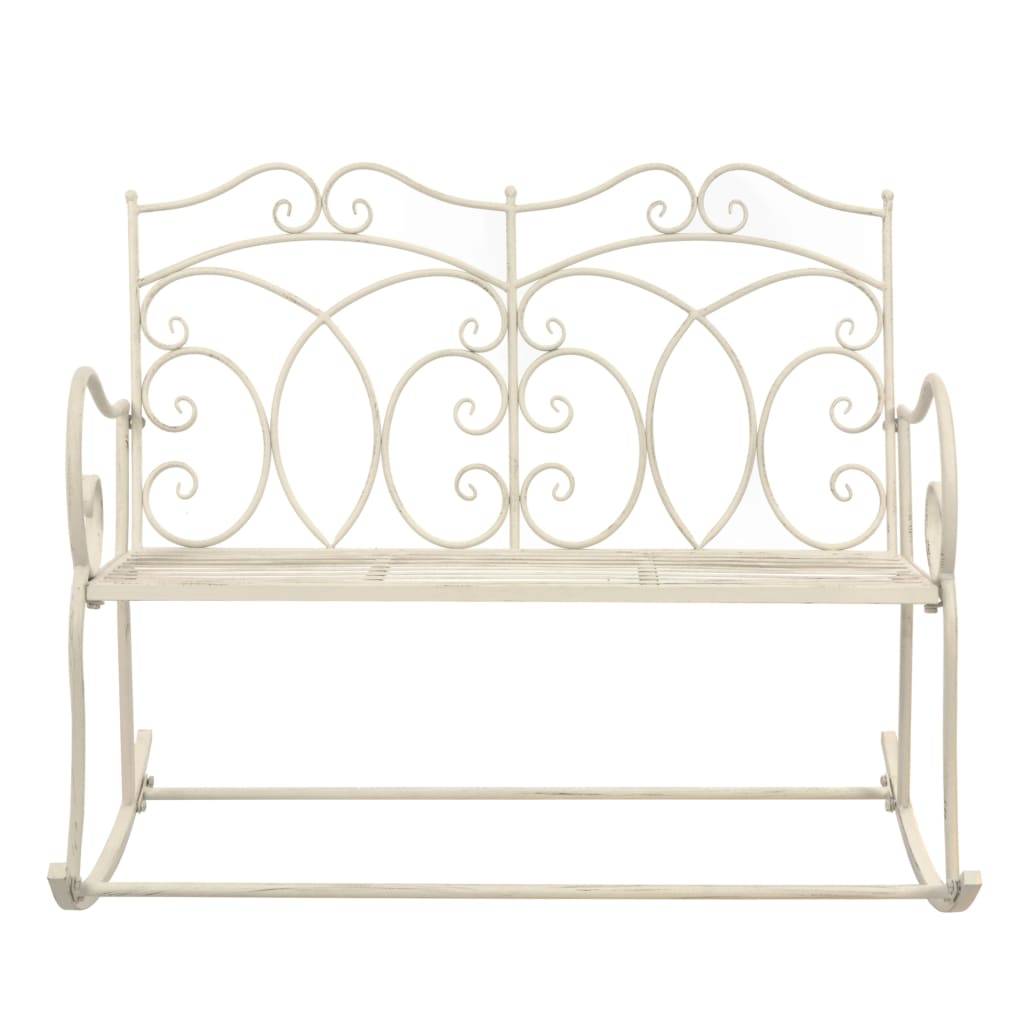 Prolenta Premium - Banc de jardin Blanc 83 X 104 cm - Prolenta Premium - Image 2