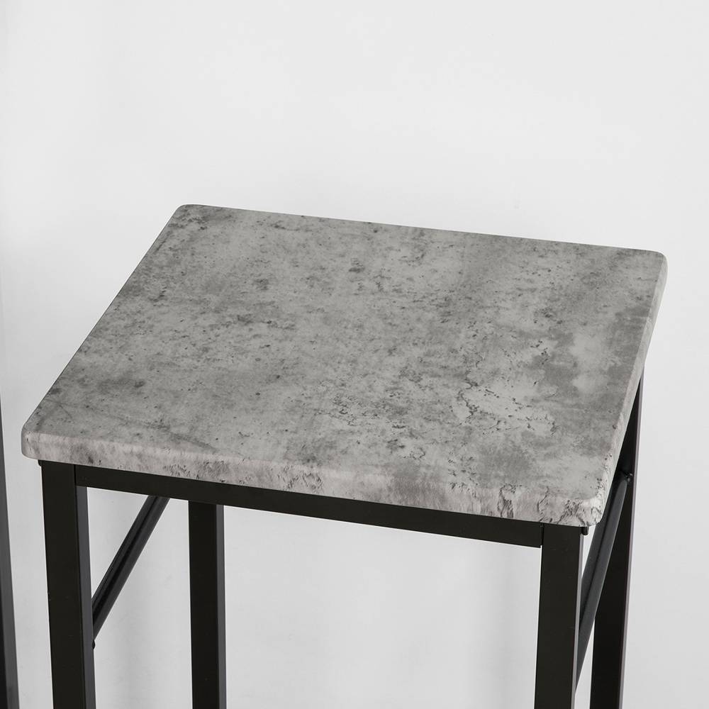 SoBuy Table et 2 Tabourets de Bar Bistrot Hauts pour Cuisine, Salon, Salle à Manger - Image 9