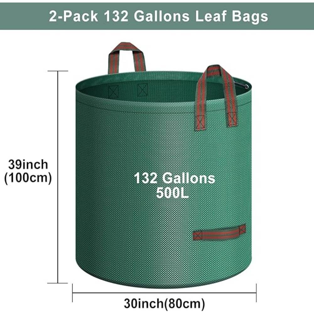DtopbuyAge - 2x Sac Déchets Verts 500L Résistant - Image 2