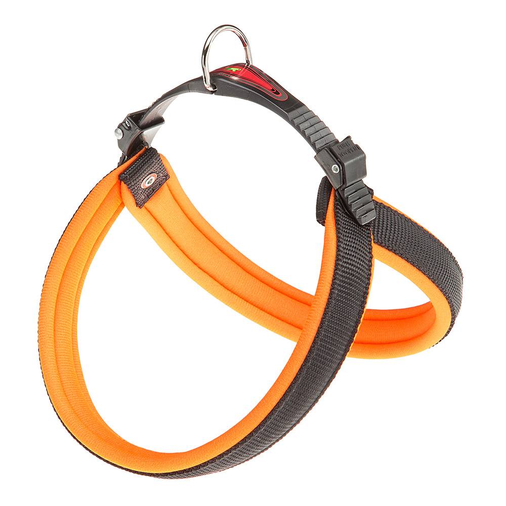 Ferplast - Ferplast Harnais ergonomique pour chiens AGILA FLUO 5, ajustement parfait, fermeture à double micro-régulation, rembourrage souple, A=B 50÷58 cm 20 mm - Image 1