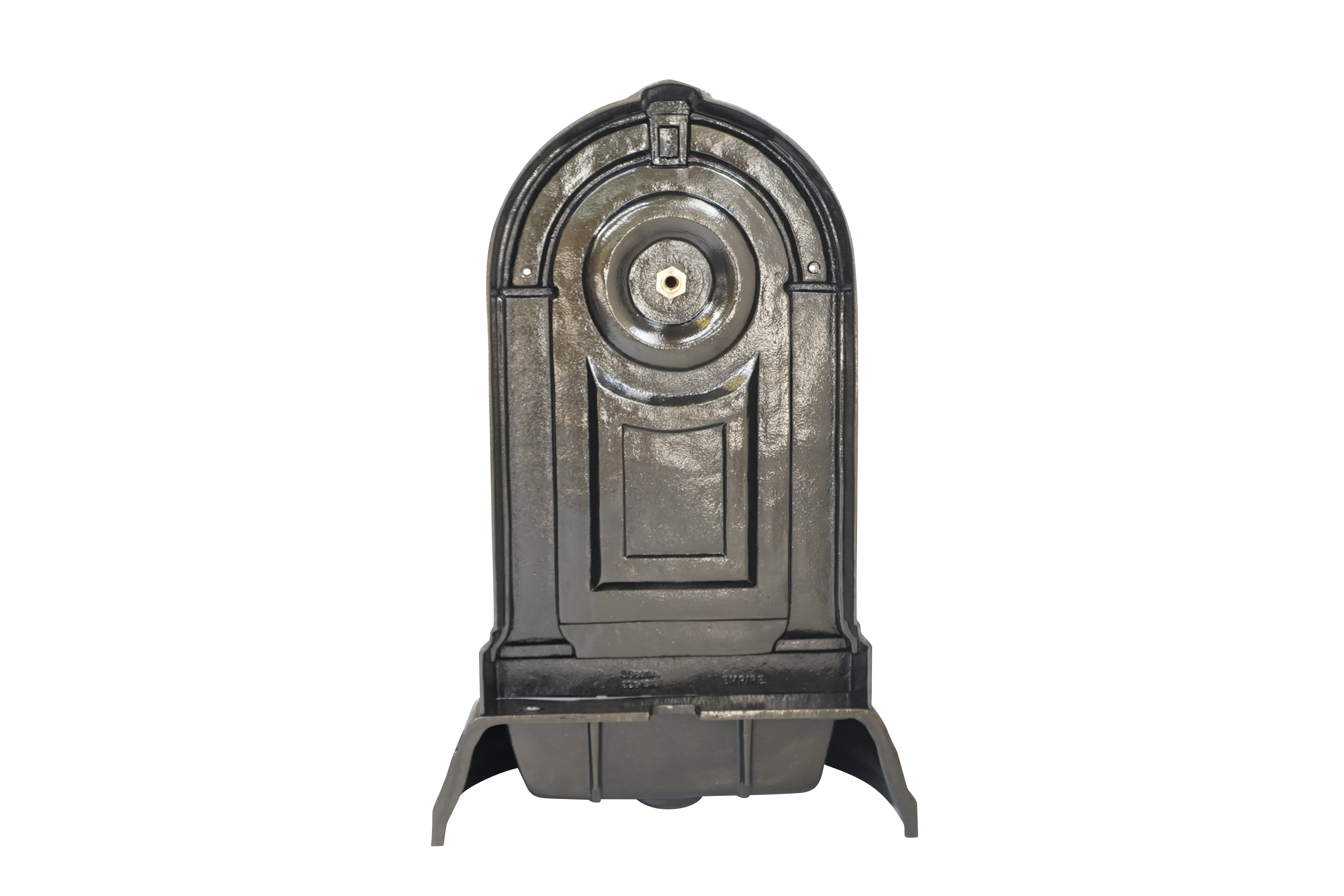 Fontaine empire vieux bronze avec robinet colvert Dommartin H. 98cm X L. 45cm - Image 2