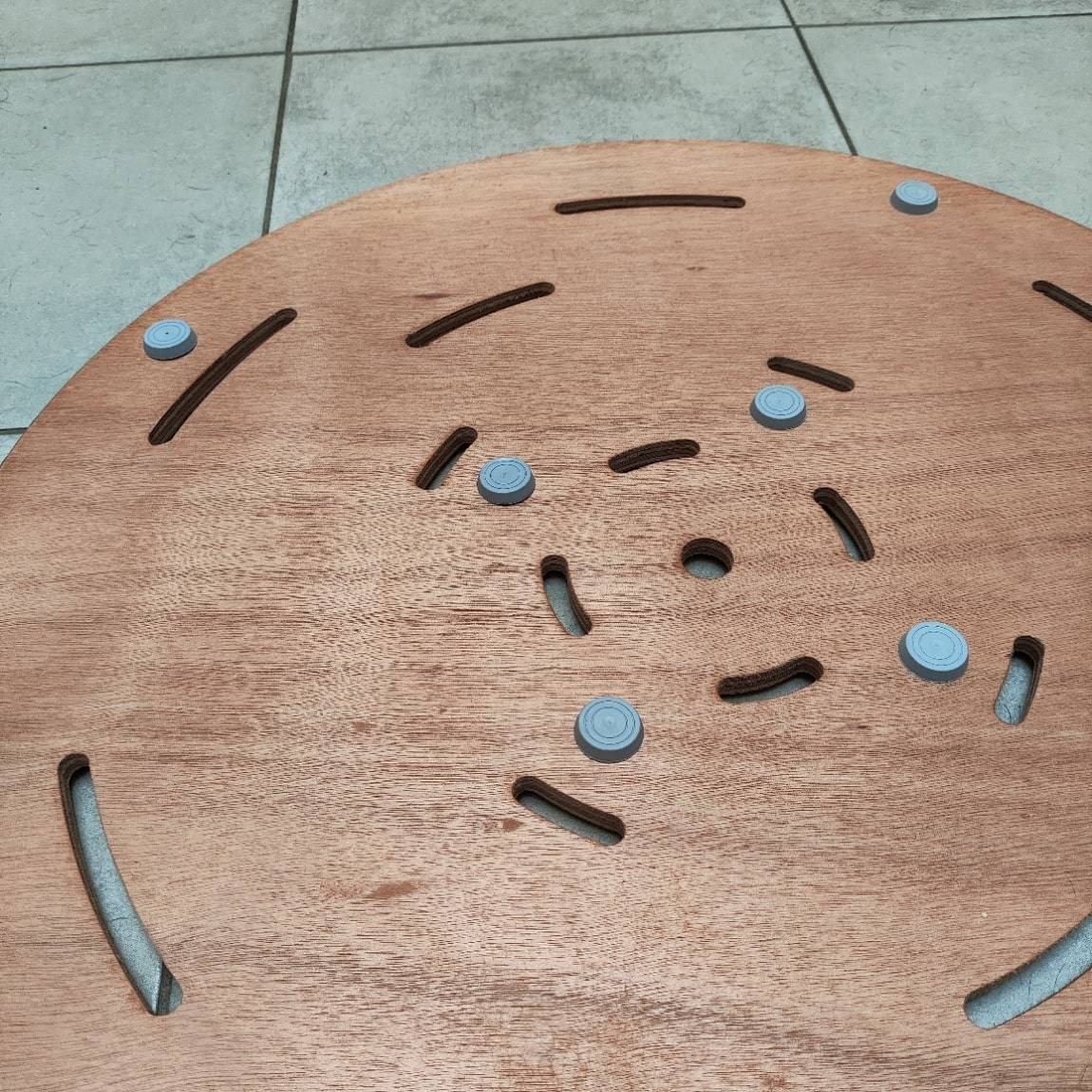 Receveur De Douche Rond Sined Wood Okume - Image 4