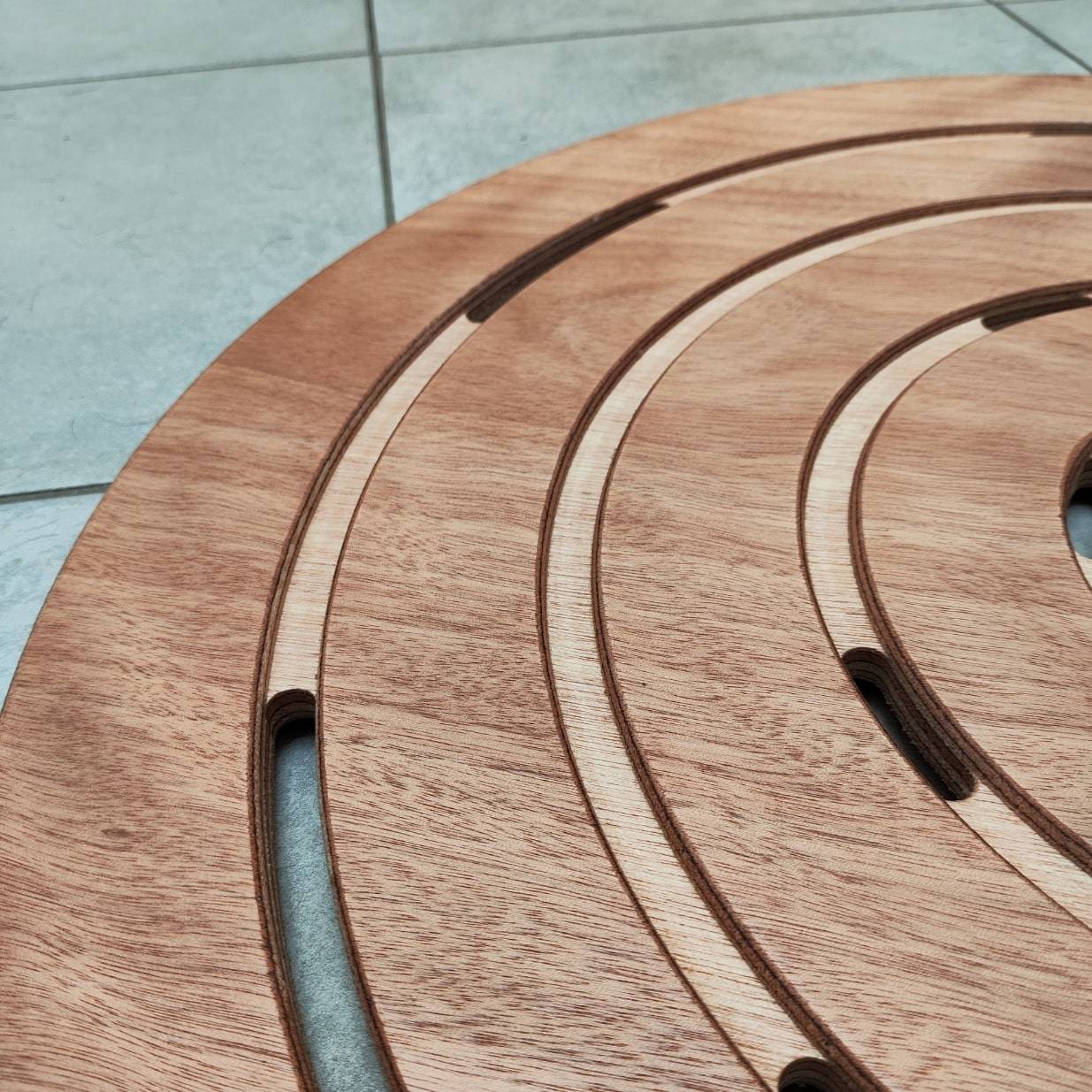 Receveur De Douche Rond Sined Wood Okume - Image 5