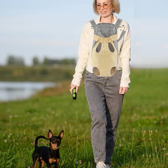 Sac pour chat-Sac à Dos Transporteur pour Chien et Chat Ventilé et Portable- Living123 - Image 3