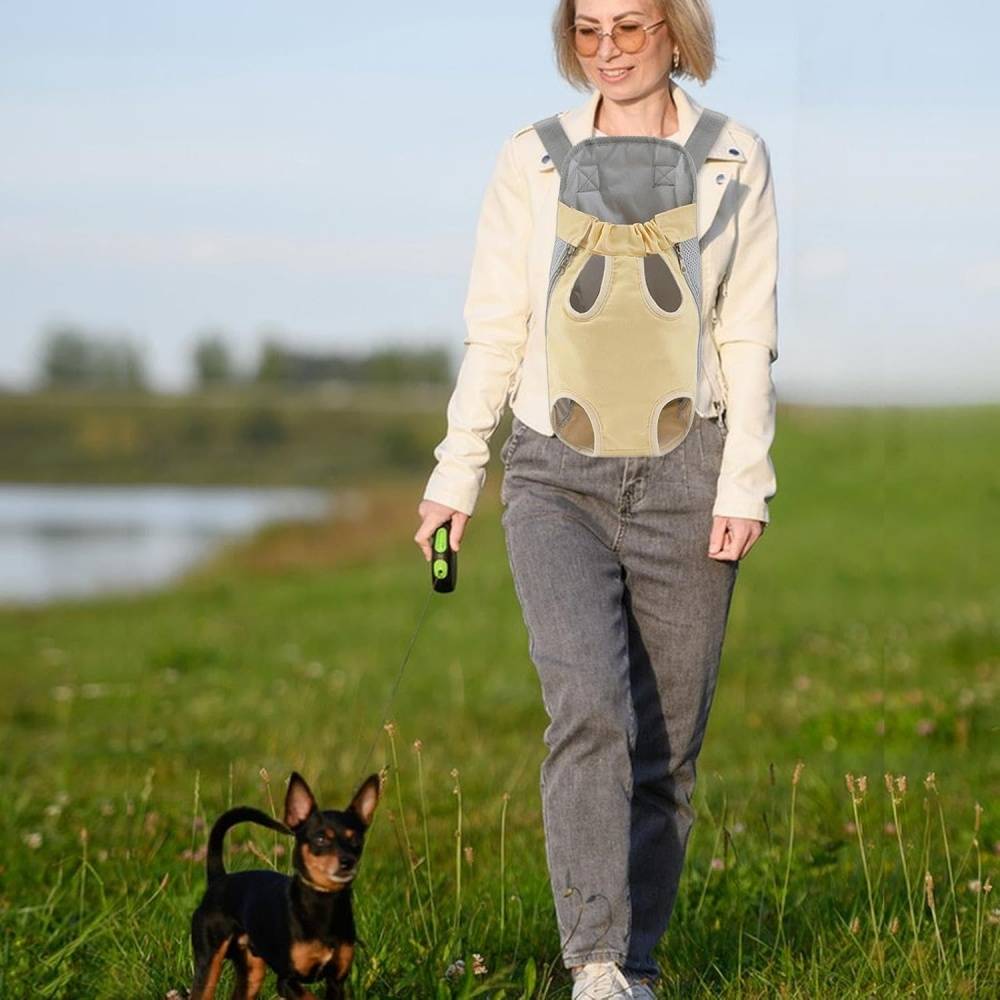 Sac pour chat-Sac à Dos Transporteur pour Chien et Chat Ventilé et Portable- Living123 - Image 3