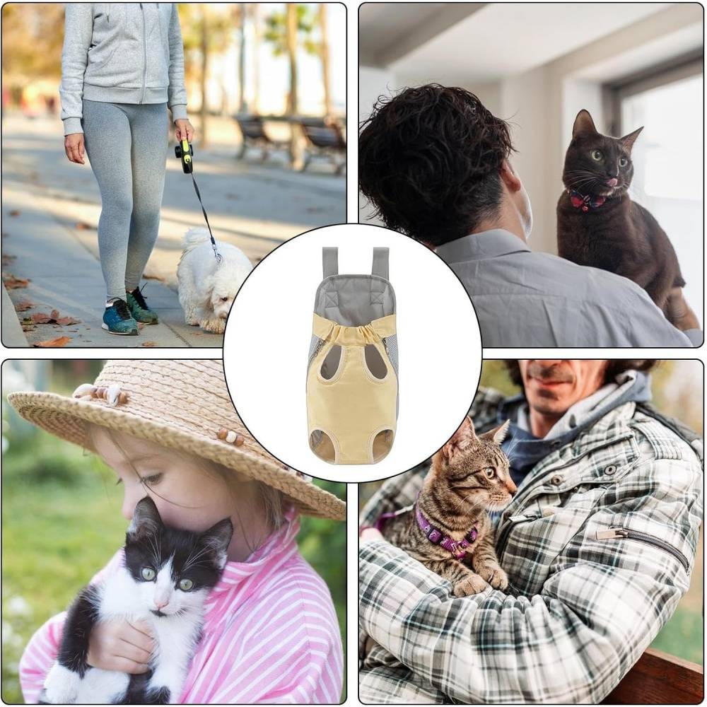 Sac pour chat-Sac à Dos Transporteur pour Chien et Chat Ventilé et Portable- Living123 - Image 4