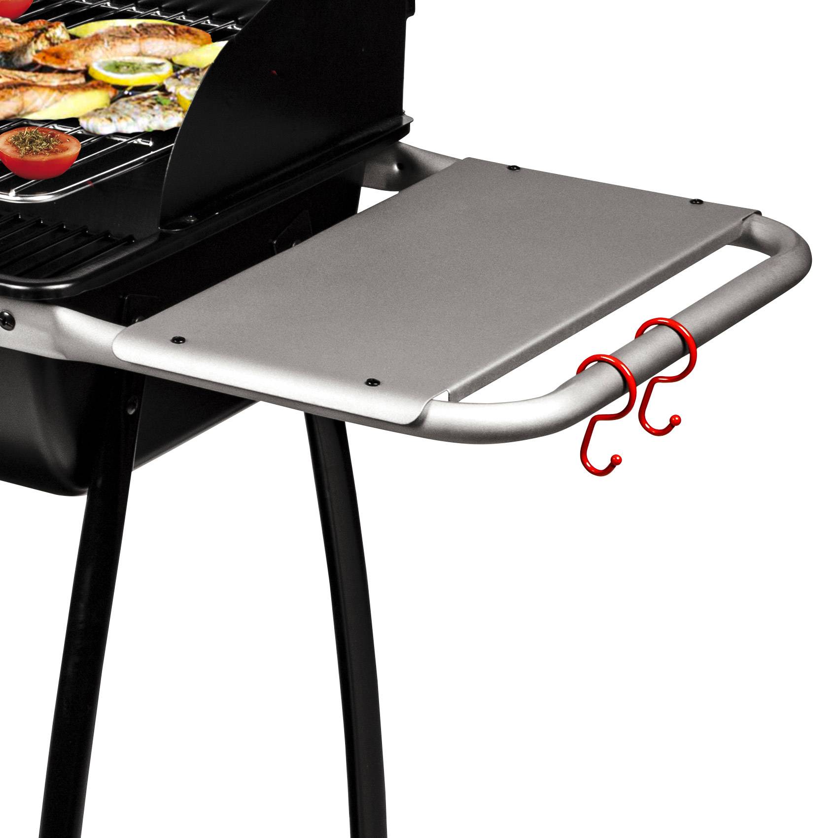 Somagic - Barbecue en forme de demi-tonneau - SOMAGIC - Métal - Noir - Image 2