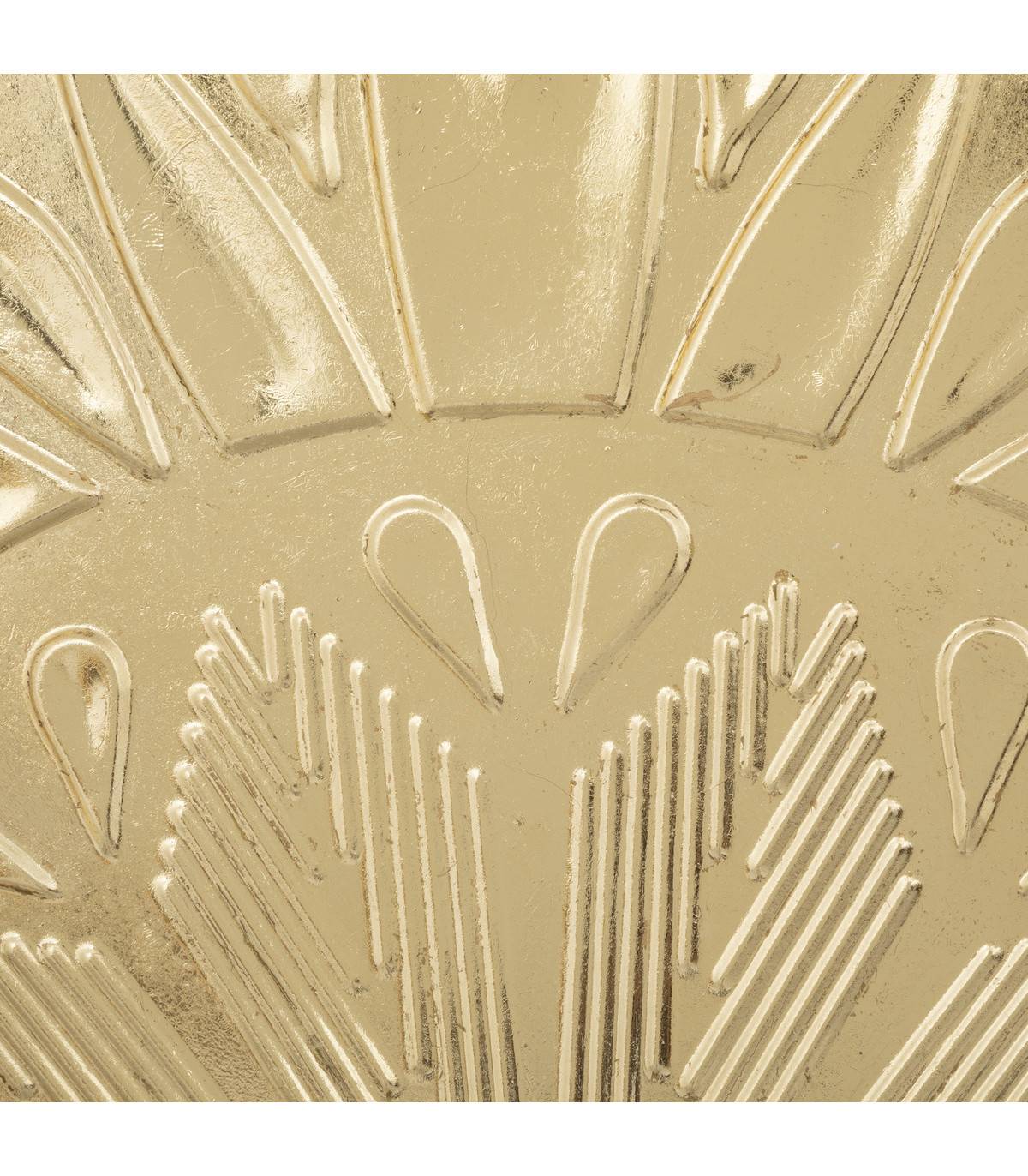 Déco murale en métal irisé Doré 57 x 70 cm - Image 2