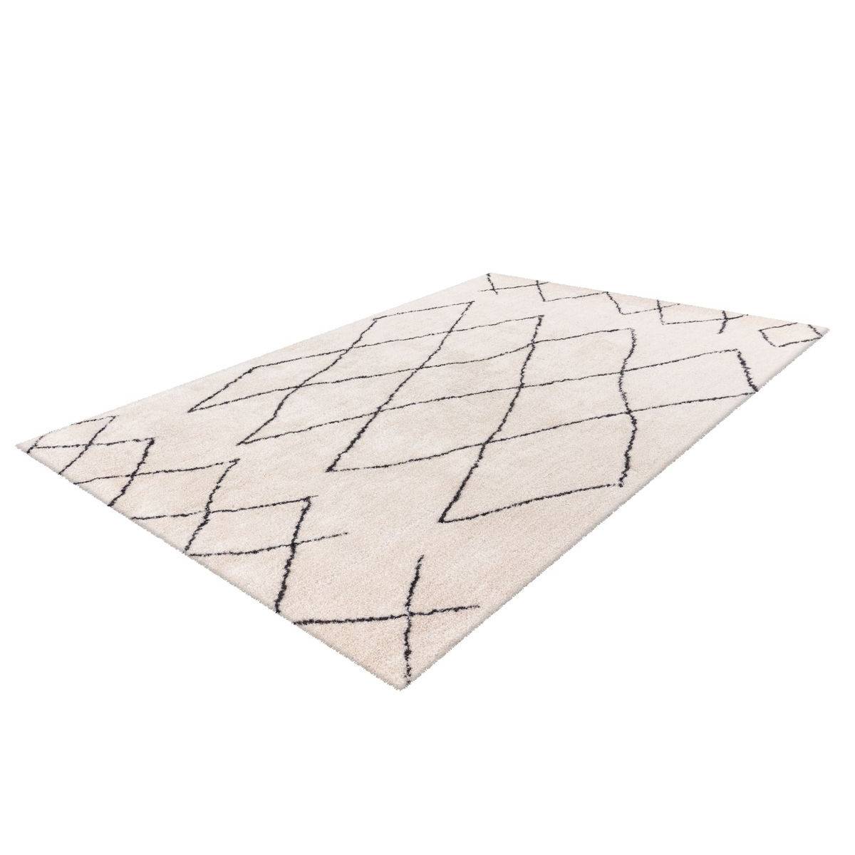 Tapis Motif Géométrique "Orlando" Ivoire 200 x 290 cm - Image 4