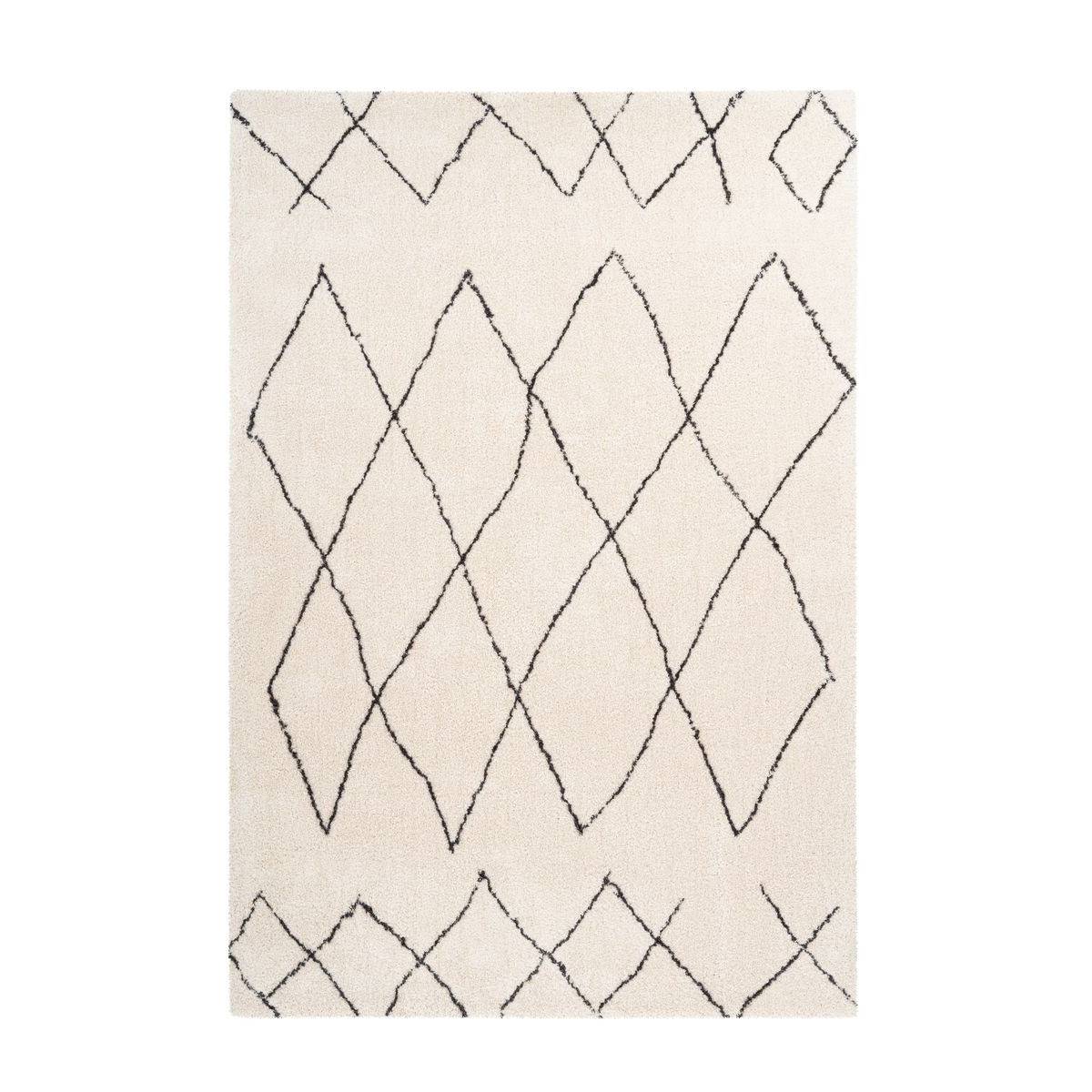 Tapis Motif Géométrique "Orlando" Ivoire 200 x 290 cm - Image 1
