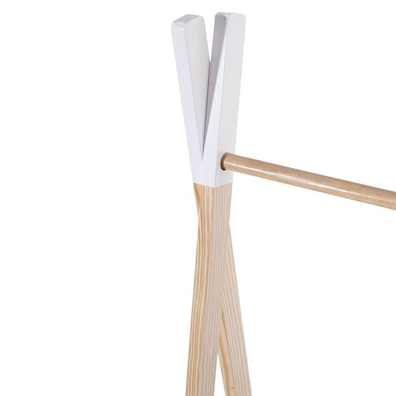 Portant bois pour enfant naturel blanc Atmosphera - Image 3