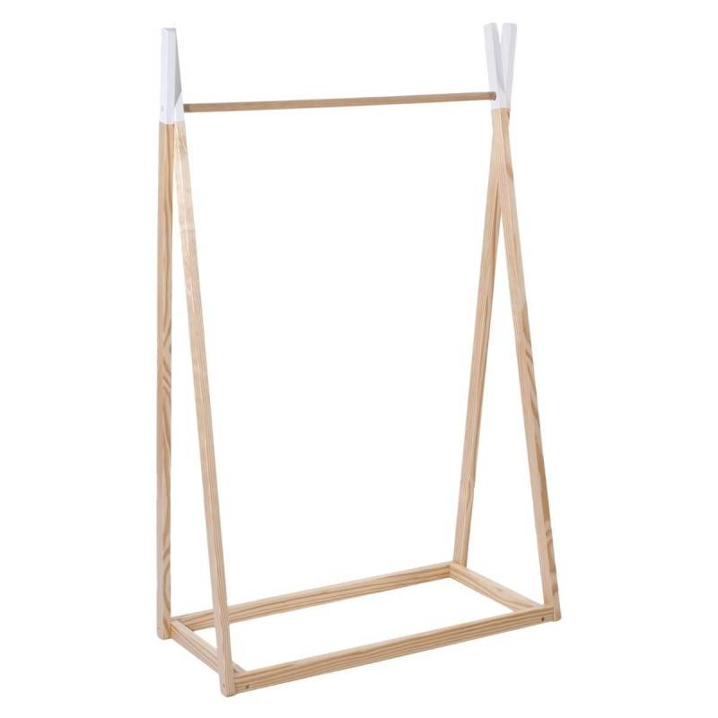 Portant bois pour enfant naturel blanc Atmosphera - Image 1