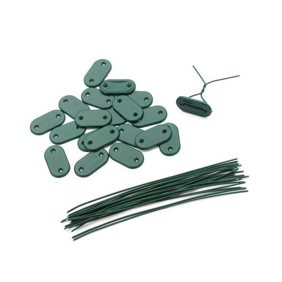 Lot de 20 attaches brise vue - TERRE JARDIN - Image 1