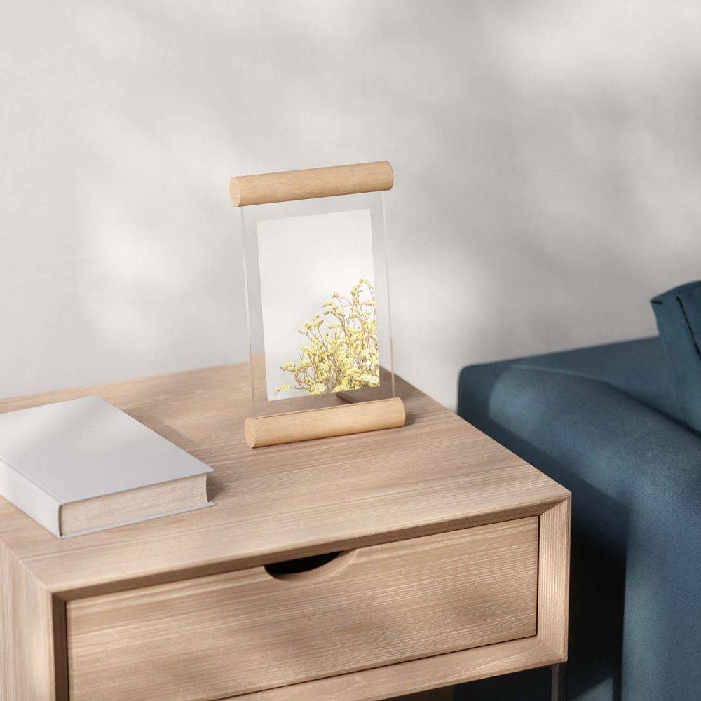 Umbra - Cadre photo en bois 10 x 15 cm Scroll - Image 2