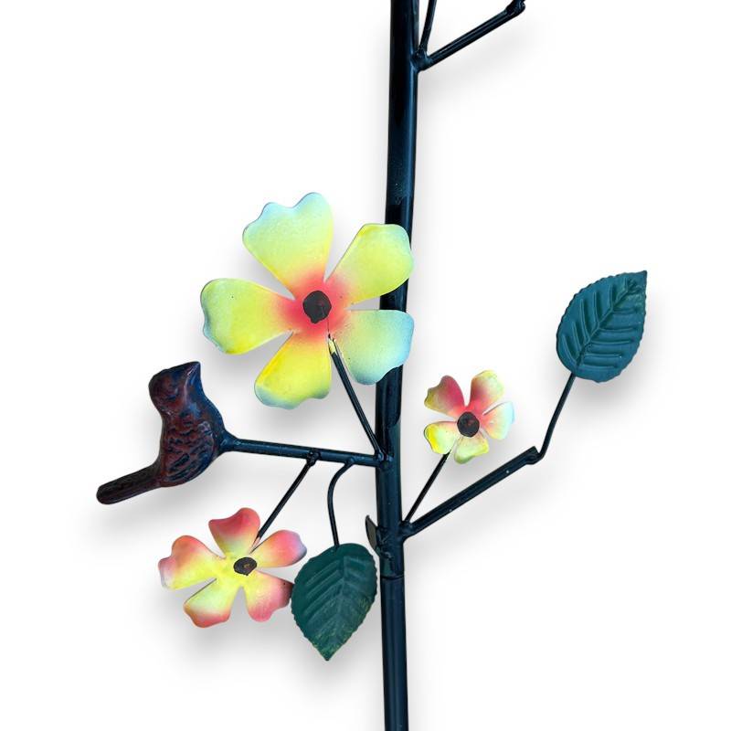 La Grande Prairie - Tuteur pluviomètre fleurs 168x19x7cm - Image 5