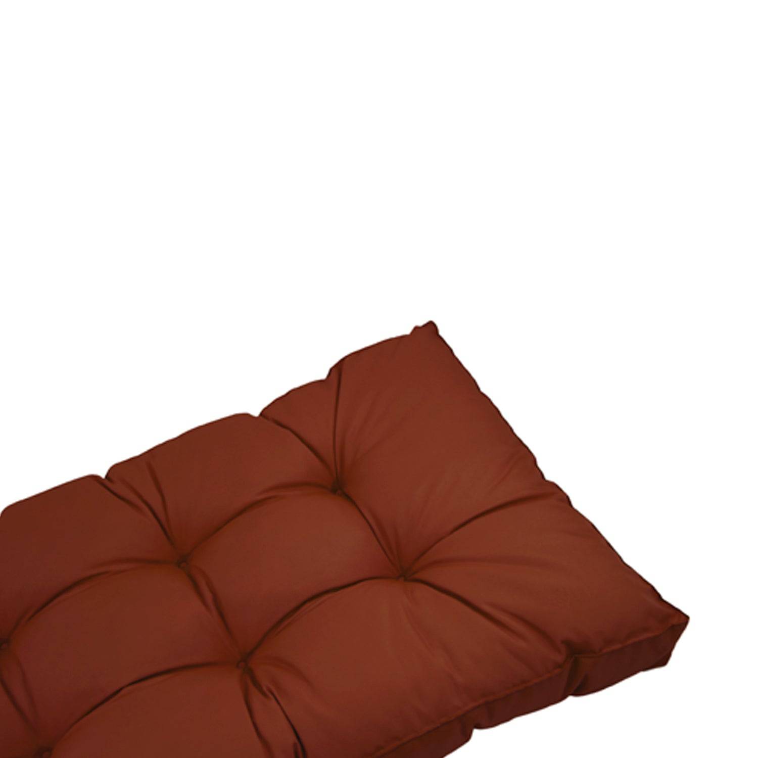 Coussins pour salon de jardin capitonné 100x50cm Terracotta - Déco arts - Image 8