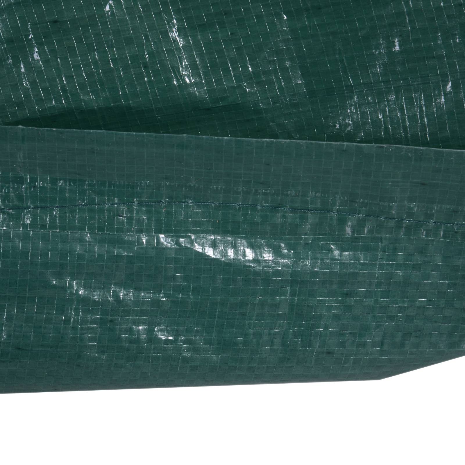 ComfortXL - Housse mobilier de jardin PE vert foncé 235 x 190 x 90 cm imperméable anti-UV avec cordon de serrage - Image 8