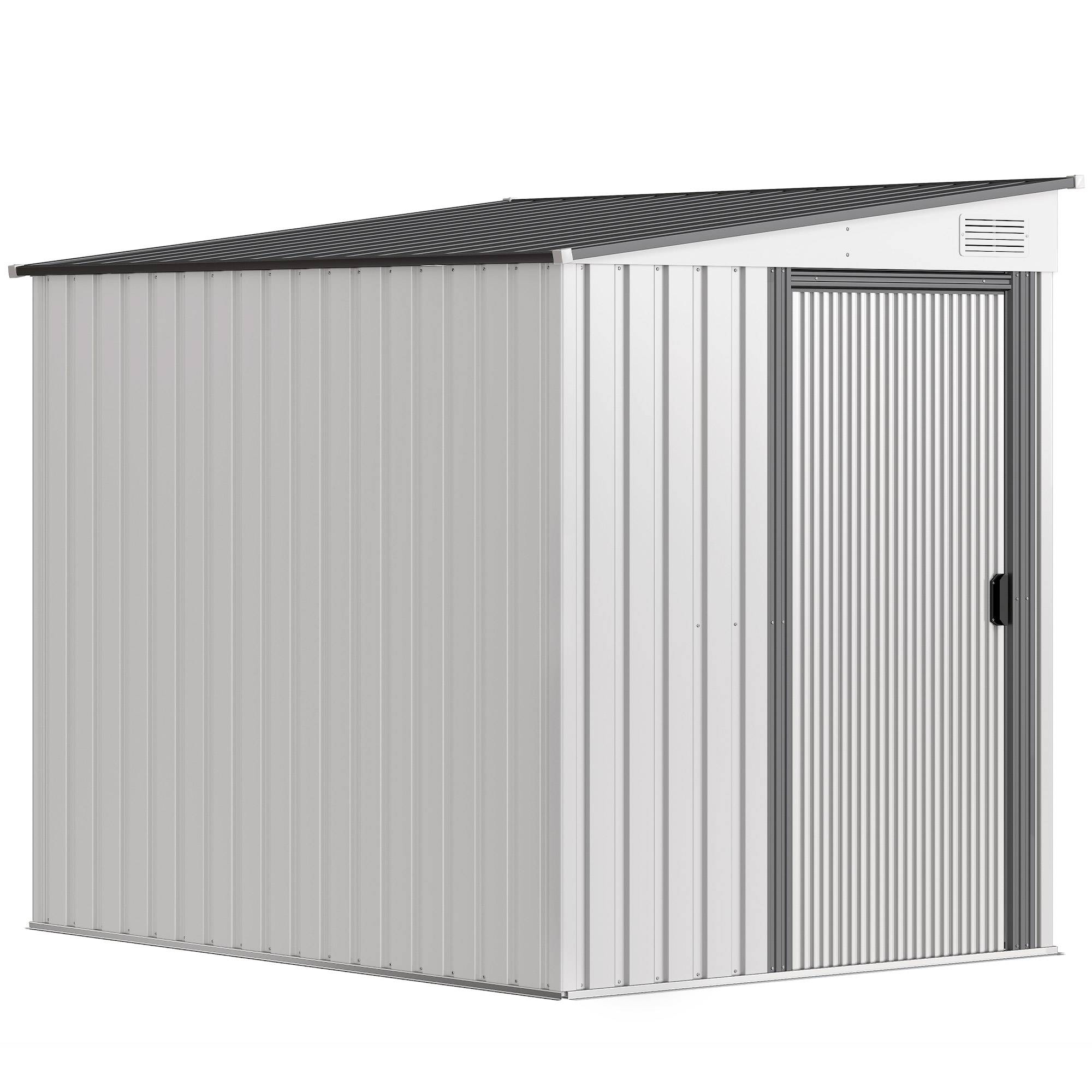 ComfortXL - Abri de jardin métal 2,81 m² 154 x 206,5 cm pour outils et vélo avec étagères - ComfortXL Outdoor Living - Image 2