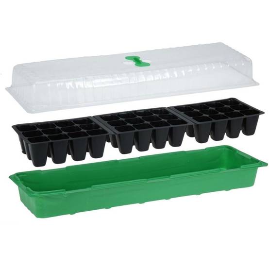 Divers - Plateau de germination avec couvercle pour semis - Image 2