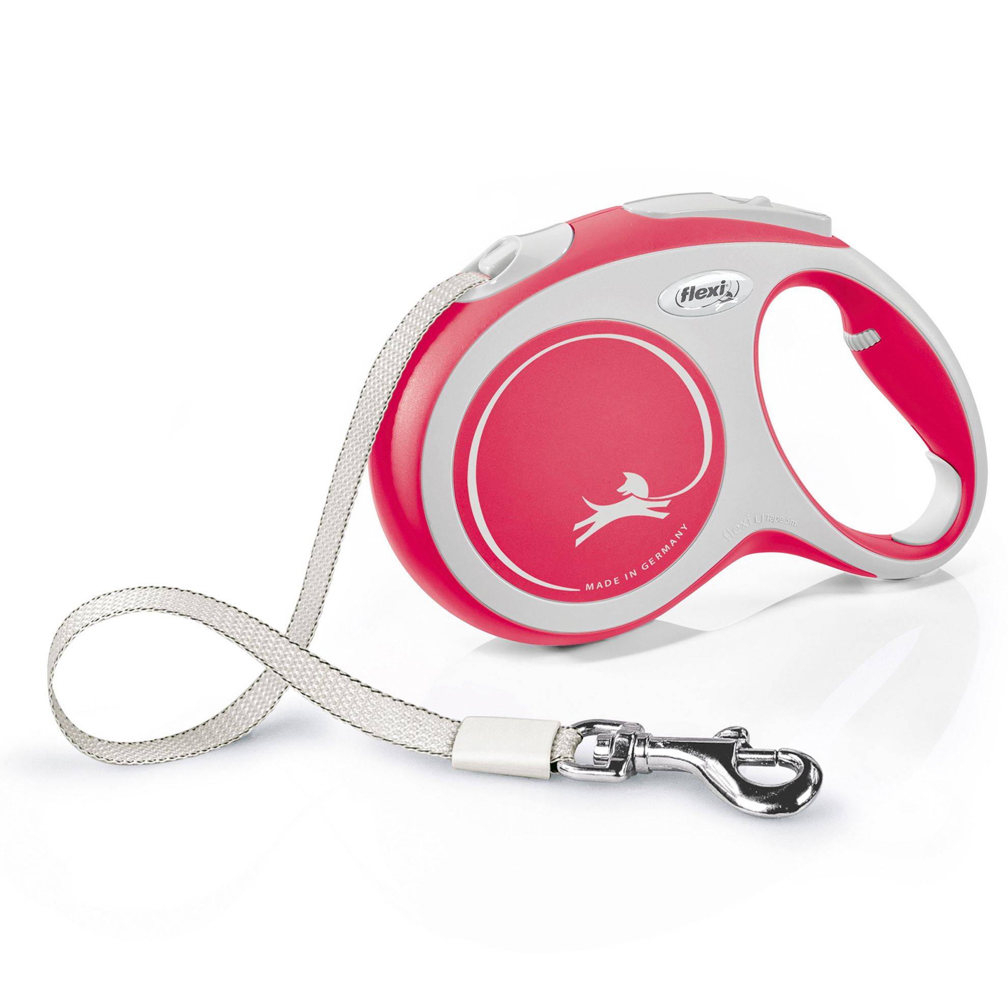Flexi - Flexi New Comfort Rouge sangle 5m : L FLEXI - Image 1