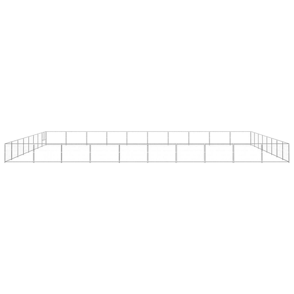 Vidaxl - Chenil Argenté 80 m² Acier vidaXL 3082192 - Image 5
