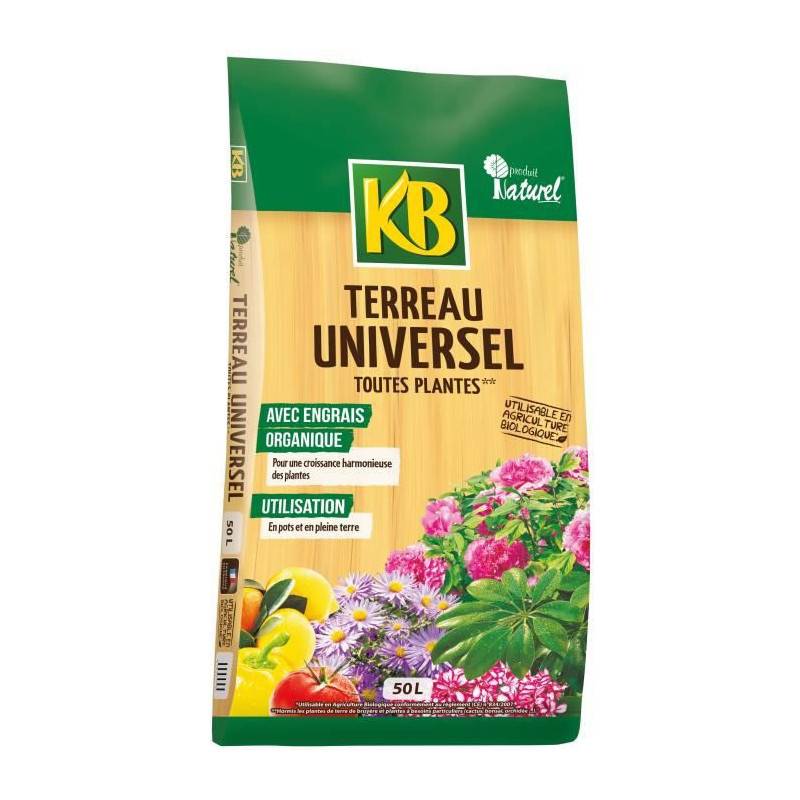 Kb Terreau Universel - Toutes Plantes - 50 L - Image 1