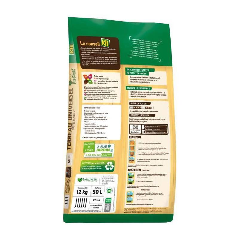 Kb Terreau Universel - Toutes Plantes - 50 L - Image 2