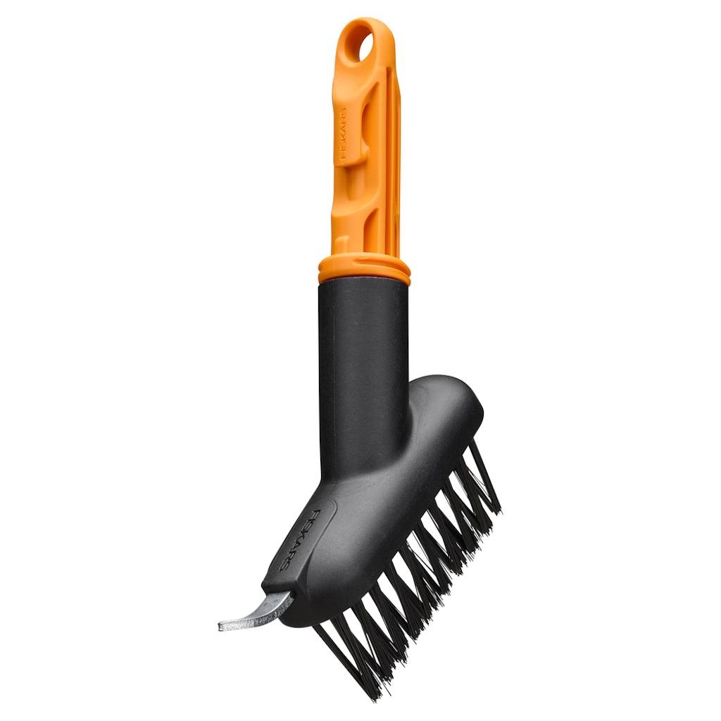 Fiskars - Brosse de nettoyage pour dalles - OneClick 13,3 cm - élimination mousse et mauvaises herbes - Image 2