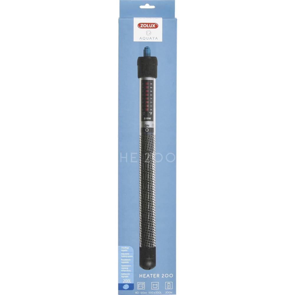 Zolux - Chauffage d'aquarium heater 200 zolux 200 W longueur 32 cm - Image 3