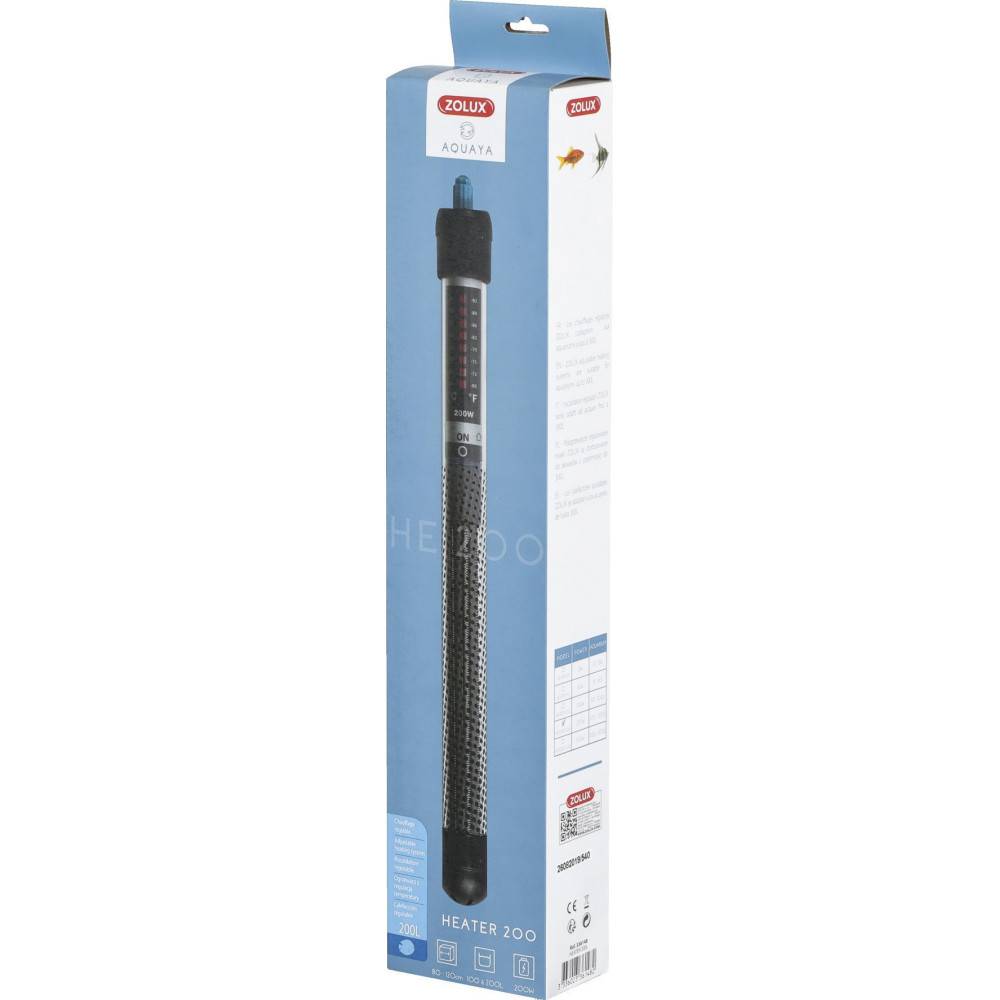 Zolux - Chauffage d'aquarium heater 200 zolux 200 W longueur 32 cm - Image 4