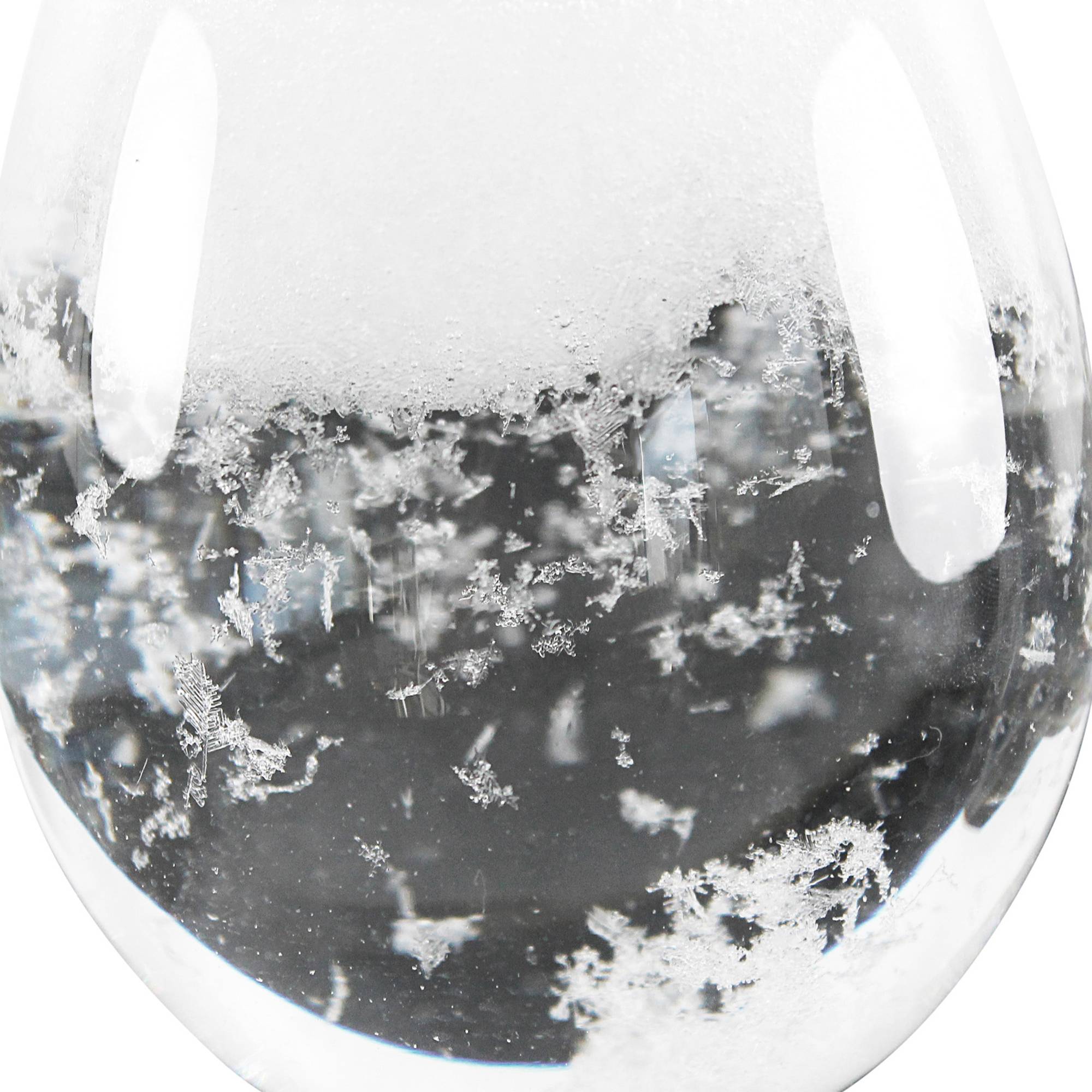 Fishtec - Baromètre à Cristaux Storm Glass - Bouteille de Prévisions Météo - Verre de tempête 20 cm - Socle en Bois - Image 4