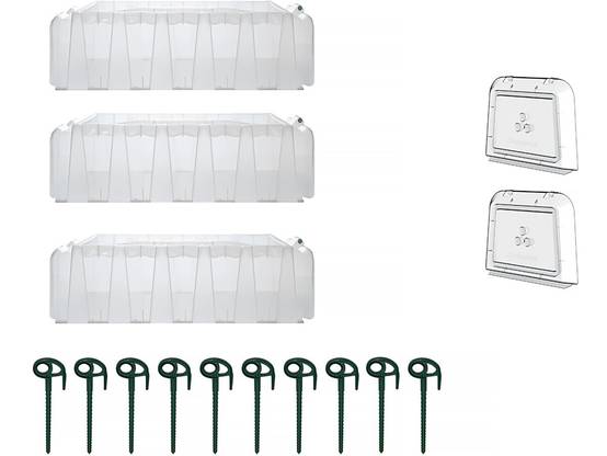 Garantia - Kit De 3 Tunnels De Culture "sunny" - Blanc -garantia - Image 2