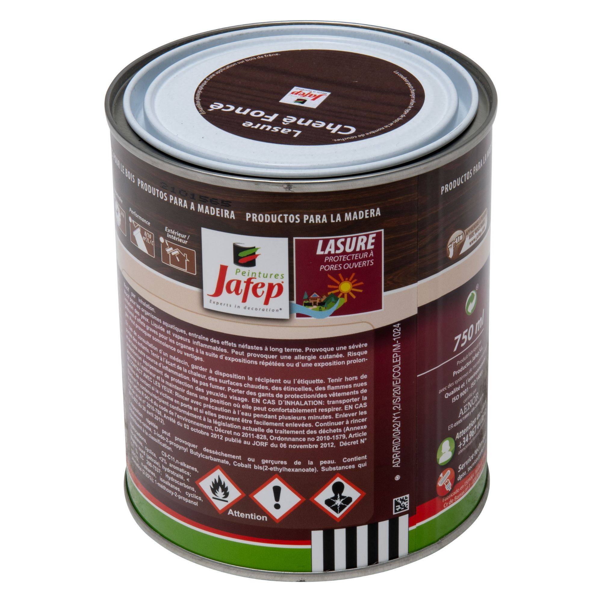 Lasure chêne doré Jafep - 750 ml - Image 4