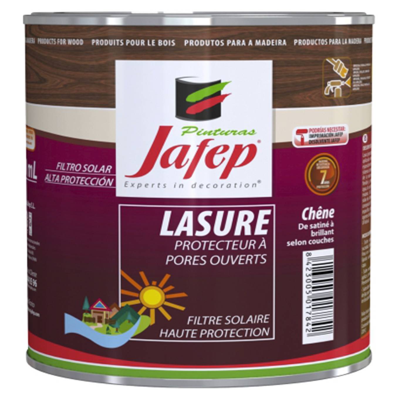 Lasure chêne doré Jafep - 750 ml - Image 3