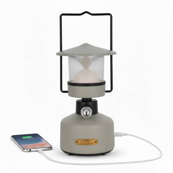 Lanterne à LED nomade, autonome (100 heures) et rechargeable - ZEPHYR LOVORK - Image 1