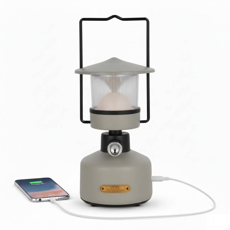 Lanterne à LED nomade, autonome (100 heures) et rechargeable - ZEPHYR LOVORK - Image 1