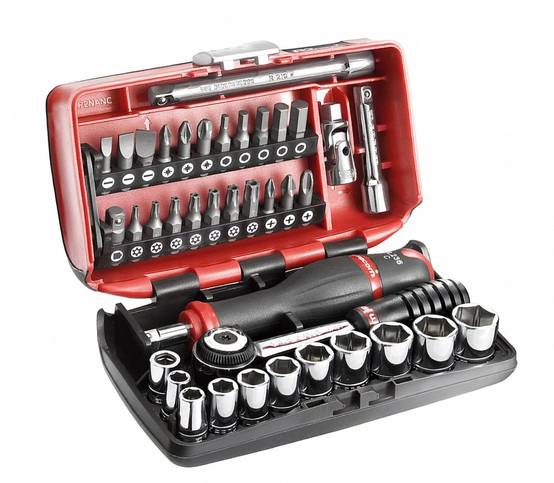Coffret FACOM douilles de serrage et vissage - 1/4' - R2NANOPB - Image 1