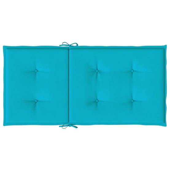 PANGIVO - Coussins de chaise à dossier bas polyester turquoise 100 x 50 x 4 cm, poids:2.9kg - PANGIVO - Image 7