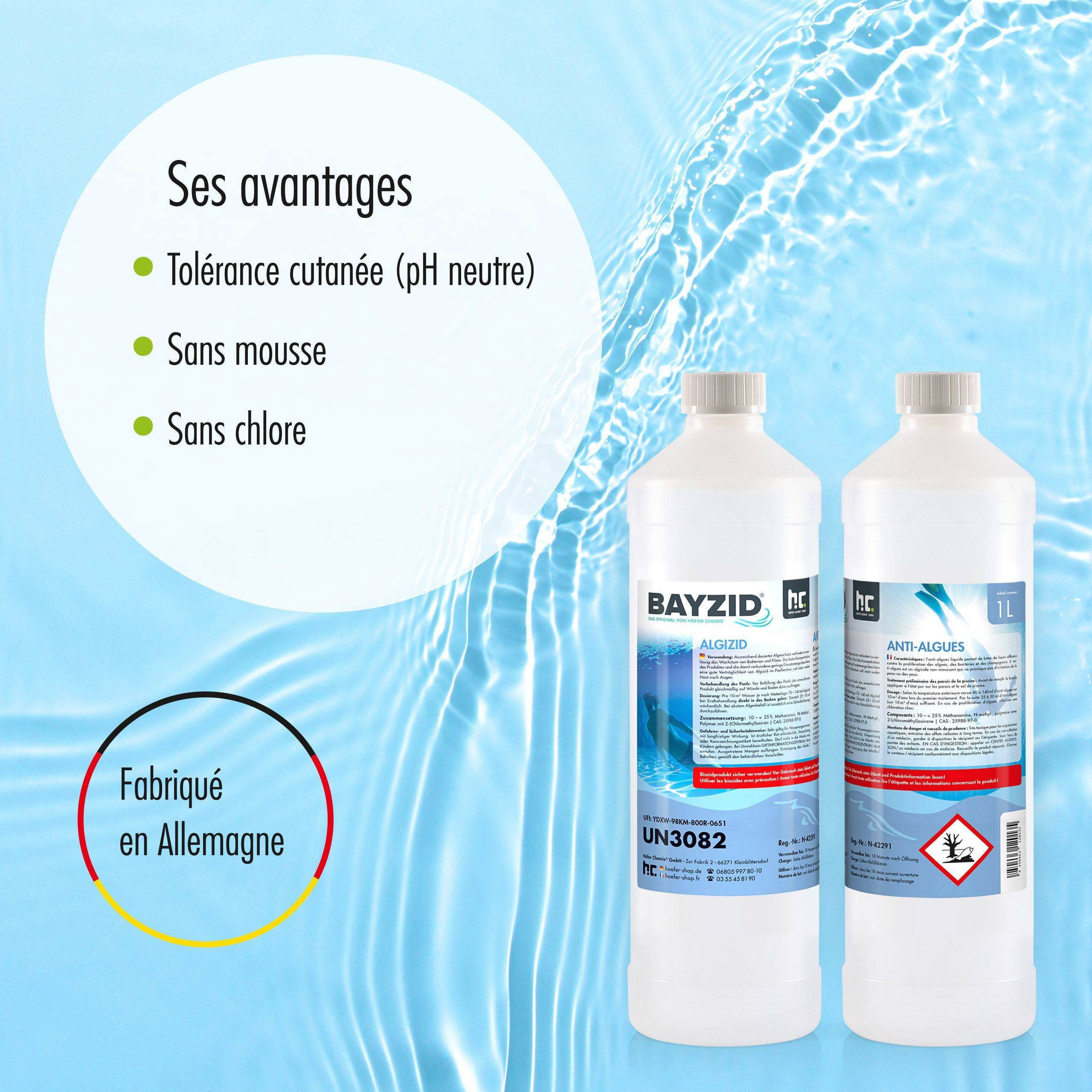 Anti-algues BAYZID® en bidon de 5 L x 4 - Image 2
