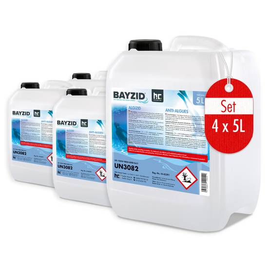 Anti-algues BAYZID® en bidon de 5 L x 4 - Image 1